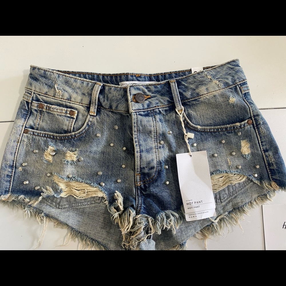 Zara denim shorts